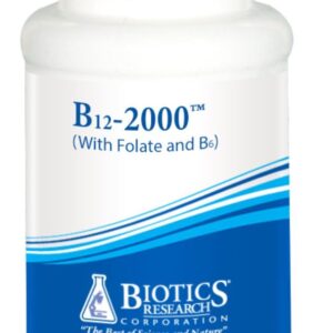 B12-2000 Lozenges (60 Lozenges) Biotics Research Corporation